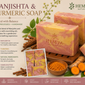 Manjishta & Turmeric Cold Processed Soap